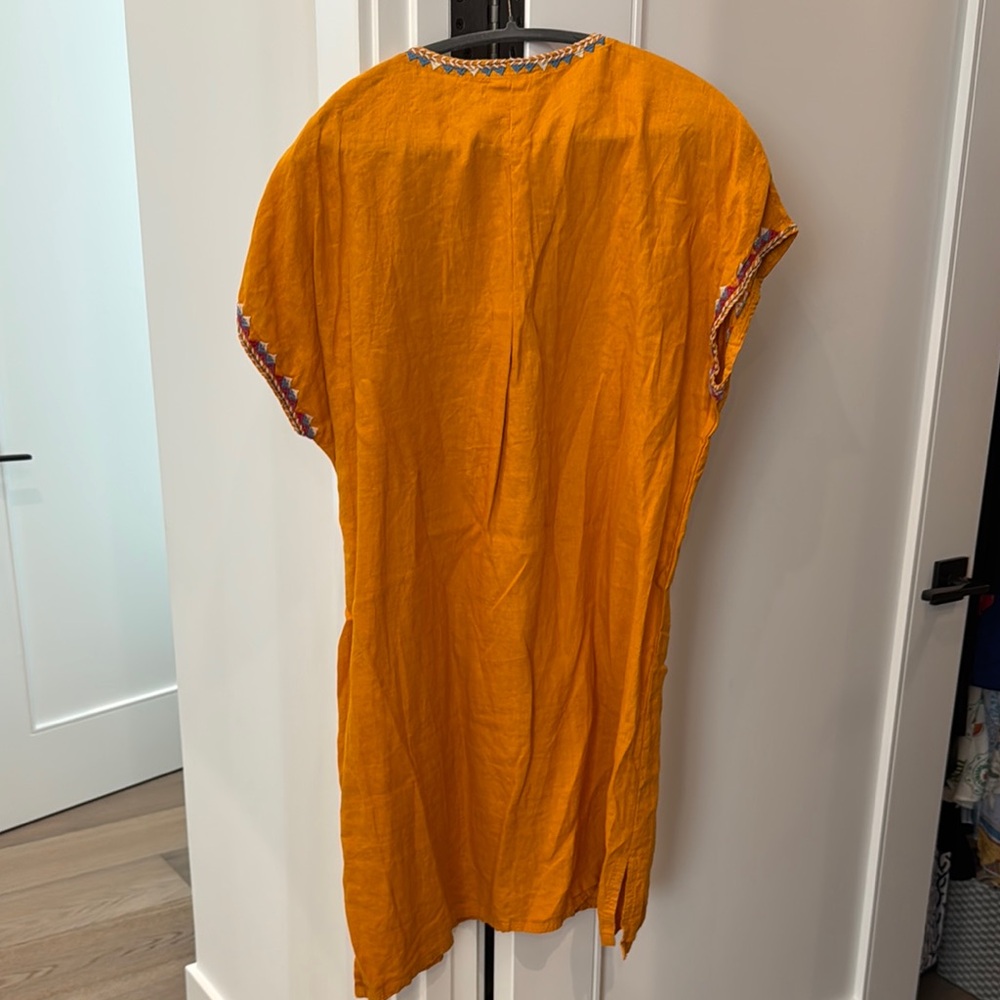Johnny Was LA Embroidered Orange Dress - Picture 2 of 4